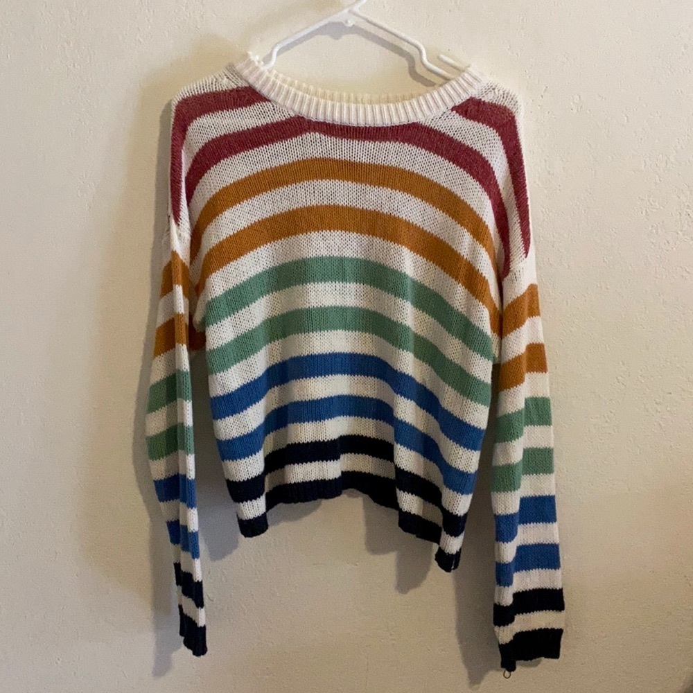 American eagle Rainbow sweater
